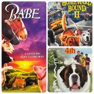 VHS Set of 3 Vintage Movies.‎